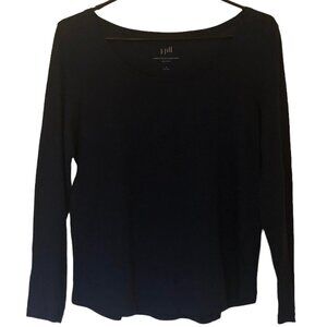 J. Jill navy long-sleeve tee sz SP